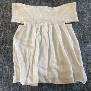 White Brandy Off the Shoulder top